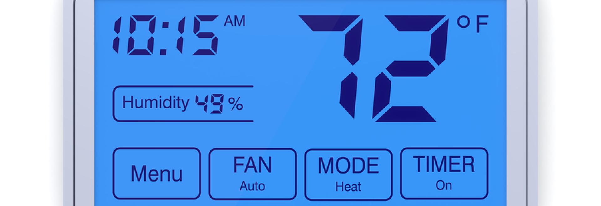 Humidity Control Screen